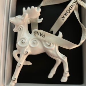 Pandora reindeer Christmas ornament new in box